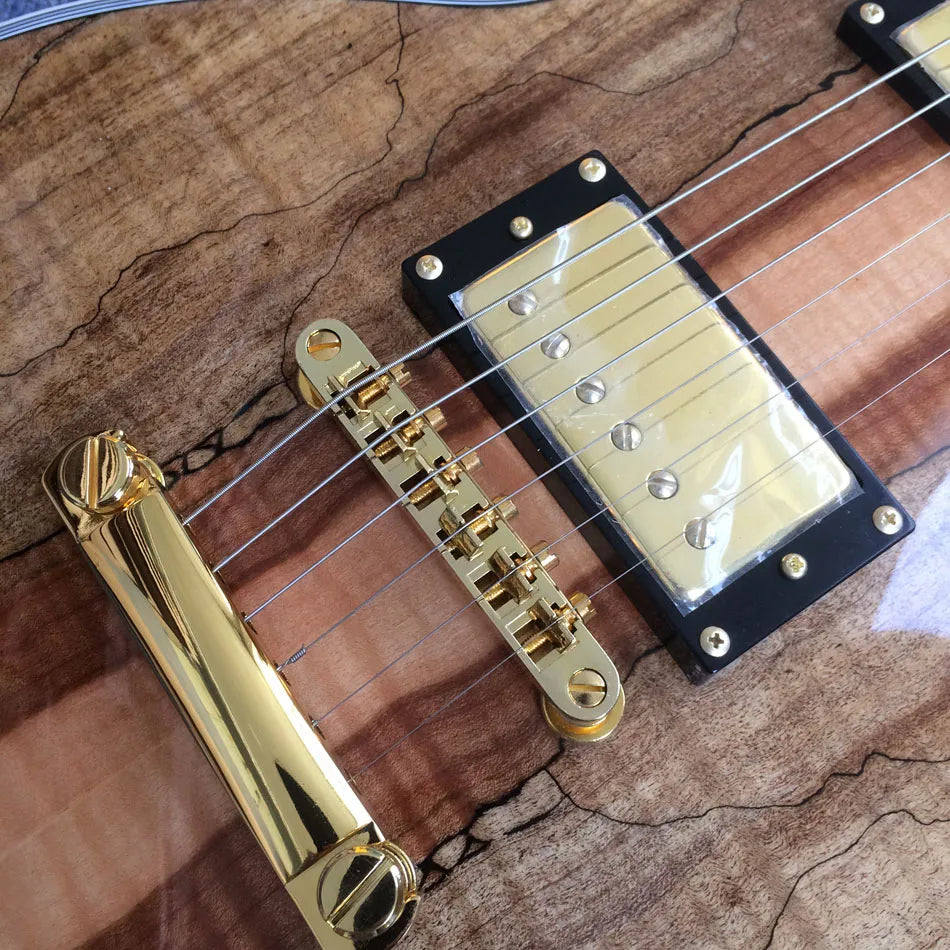 Customized Real abalone mother inlay Electric Guitar