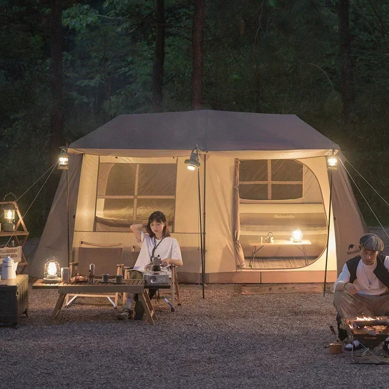 Large Naturehike 8 People, 4 Seasons Camping Tent