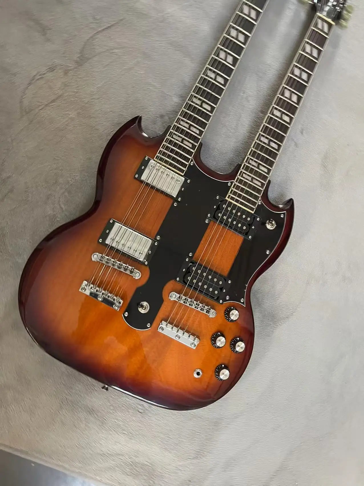 6-Chord+12 Chord Double Path Sunset Color Body Edition Electric Guitar
