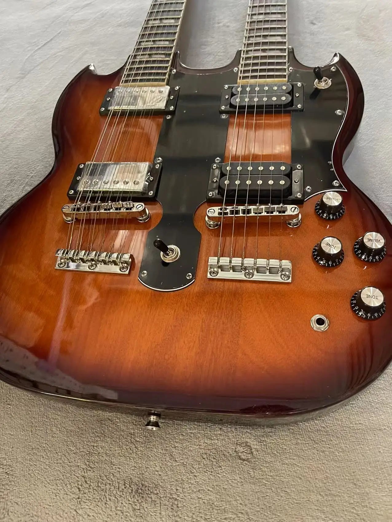 6-Chord+12 Chord Double Path Sunset Color Body Edition Electric Guitar