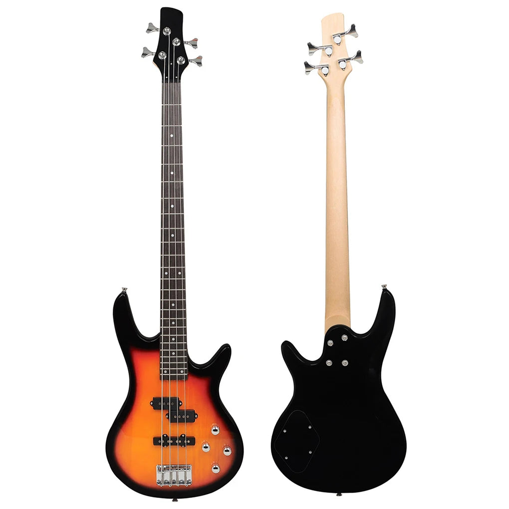 Solid Blue Grain Color, 4 String Electric Bass Guitar