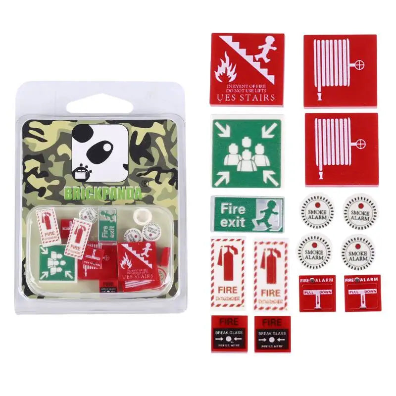 Miniature recreational block toy pieces