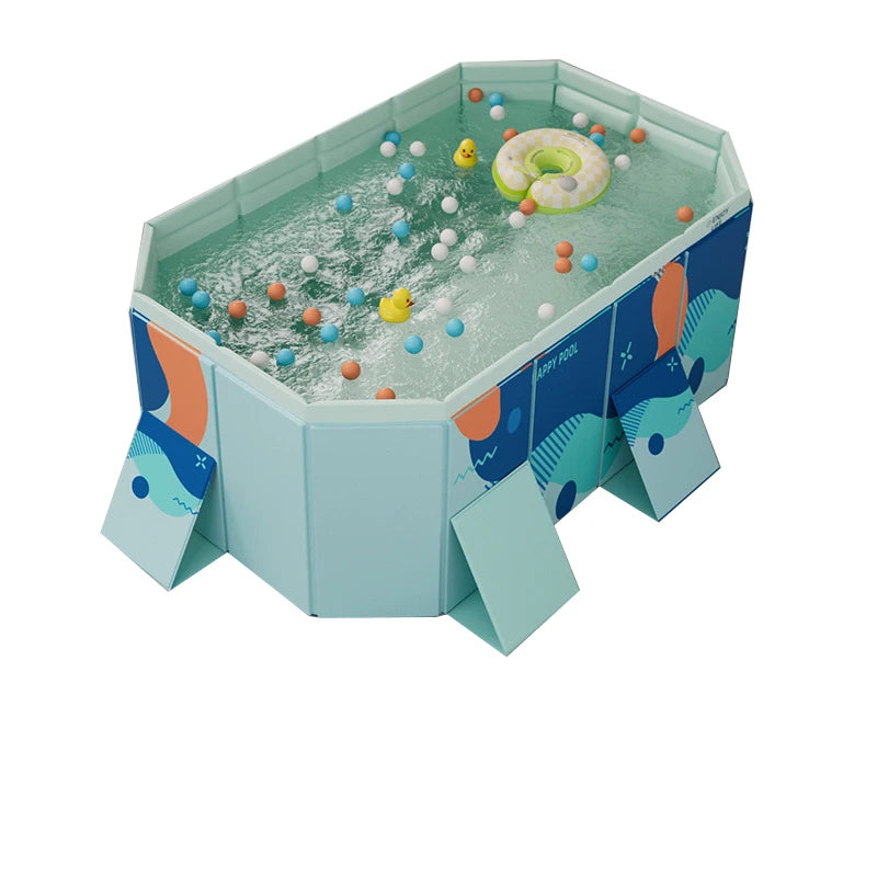 1.85m Foldable Non-Inflatable Outdoor Swimming Pool Frame (196x107x45)cm