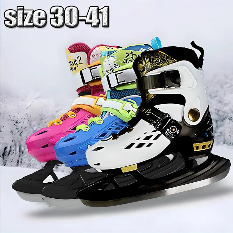 Adjustable Unisex Ice Skate Shoes