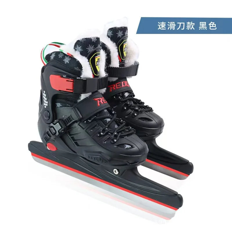 Ice Hockey Skate Shoes, Thermal Speed Sliding Knife