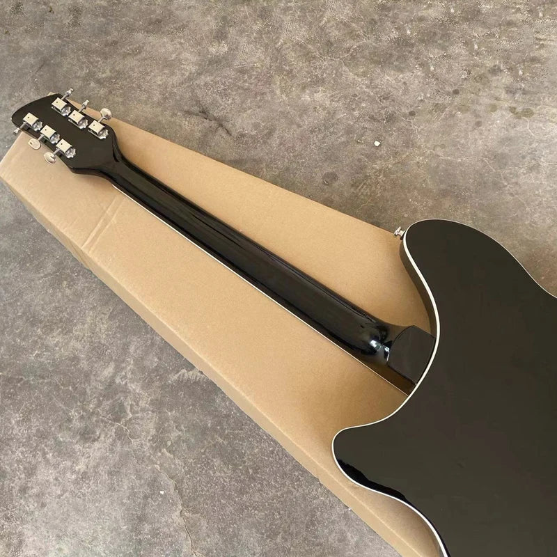 High Quality Semi Hollow Body 6 Sting Electric Guitar (R Shaped Tailpiece, 24F, Rosewood Fretboard)