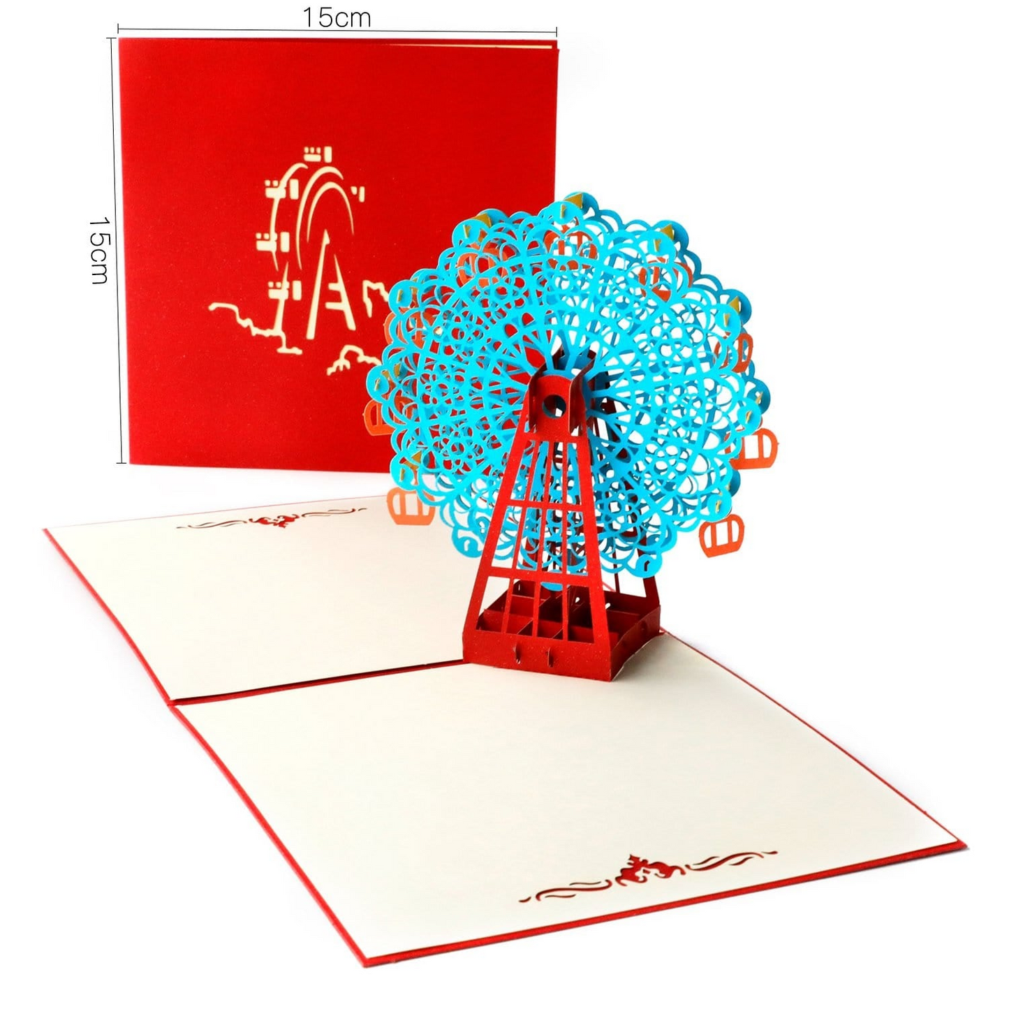 3D Ferris Wheel 3D Pop Up Greeting Card