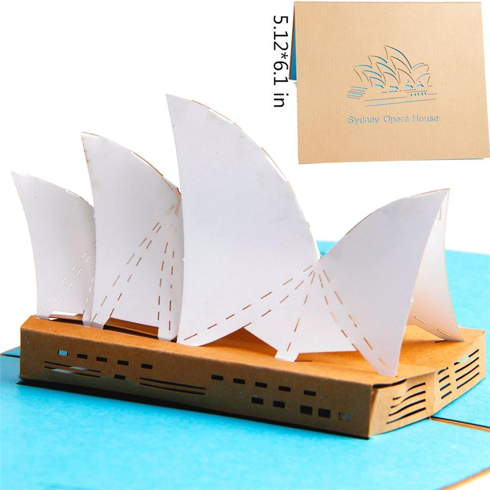 Sydney Opera House 3D Pop up Greeting Card