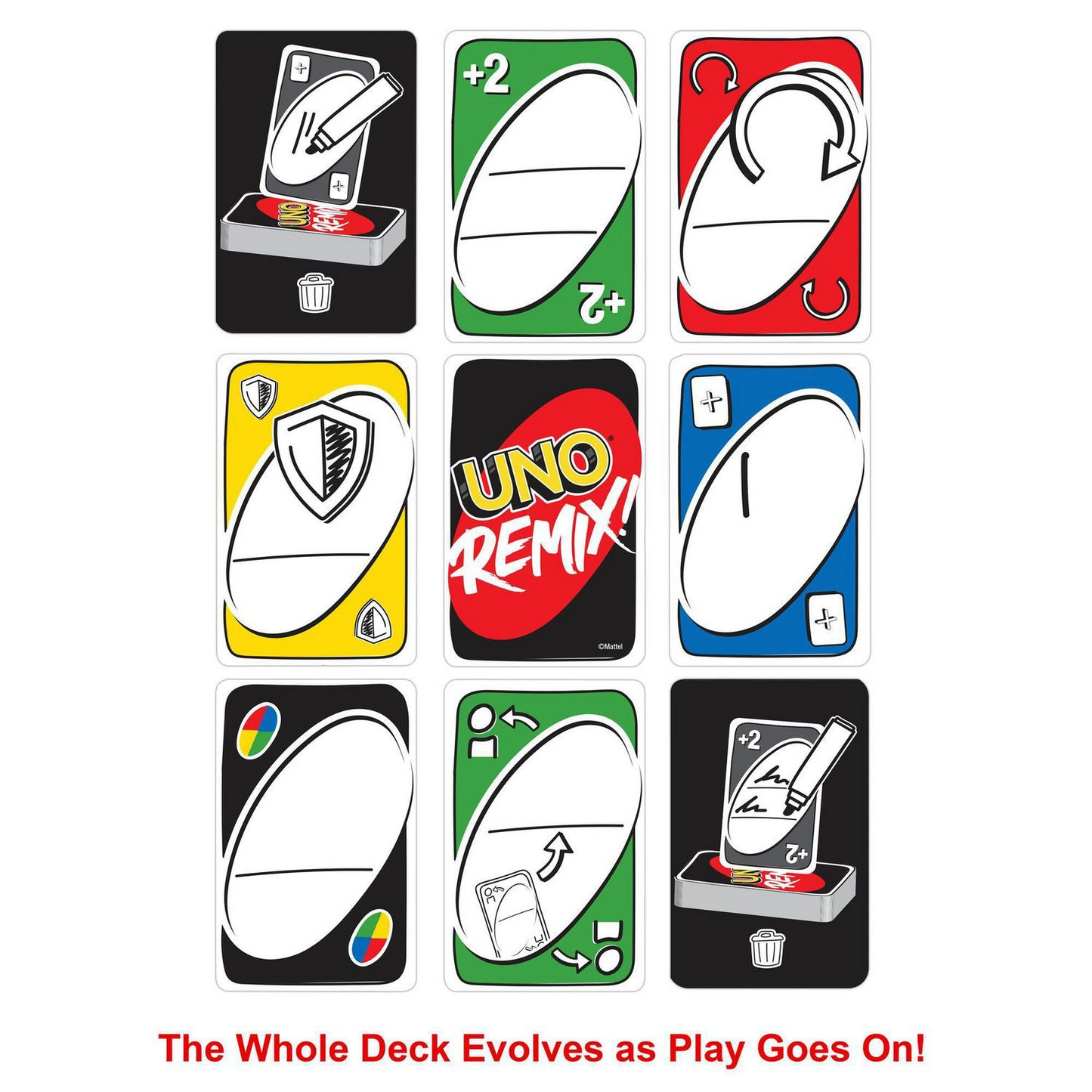 UNO Remix Customizable Matching Card Game
