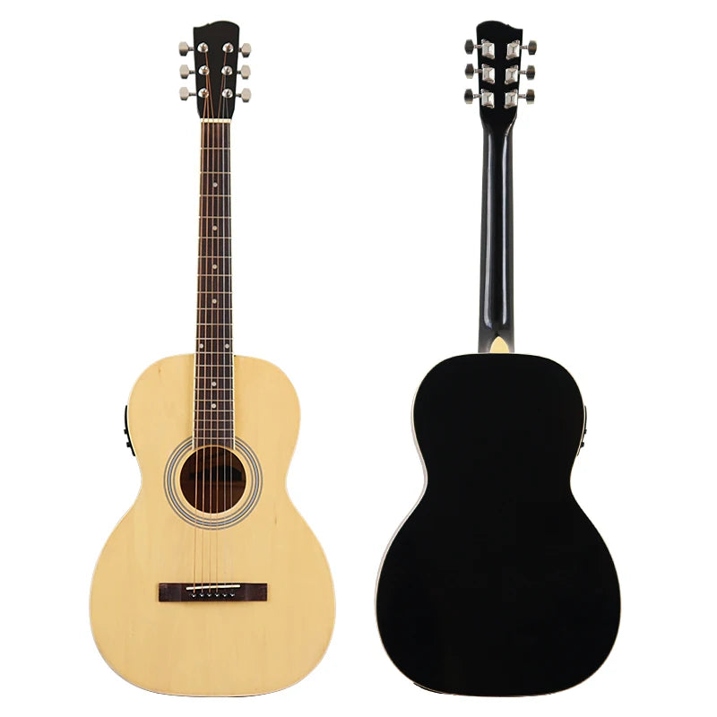 38" 6 String Acoustic Electric Guitar - Matte Finish on Basswood