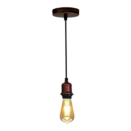 Light Hanging Pendant Light Cord E26 Socket PVC Light Fixture~1142
