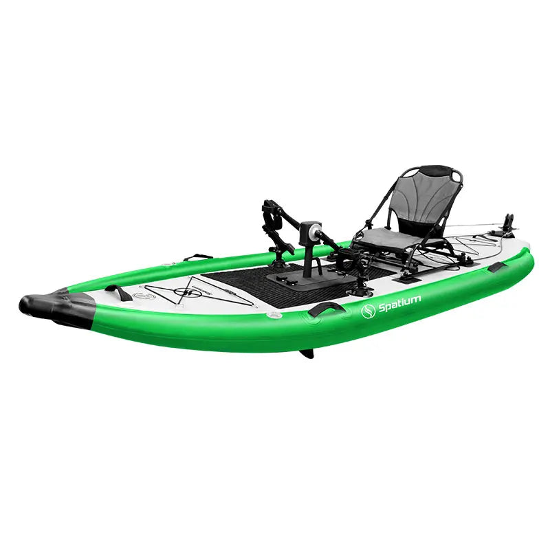 Spatium Portable Inflatable One-Person Pedal Kayak