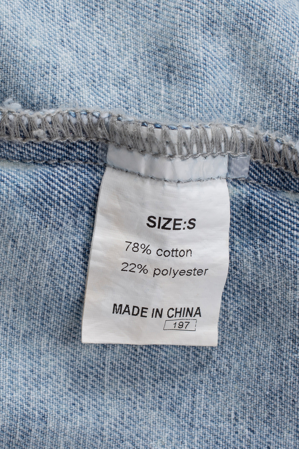 Black Casual Distressed Raw Hem Buttons Denim Jacket