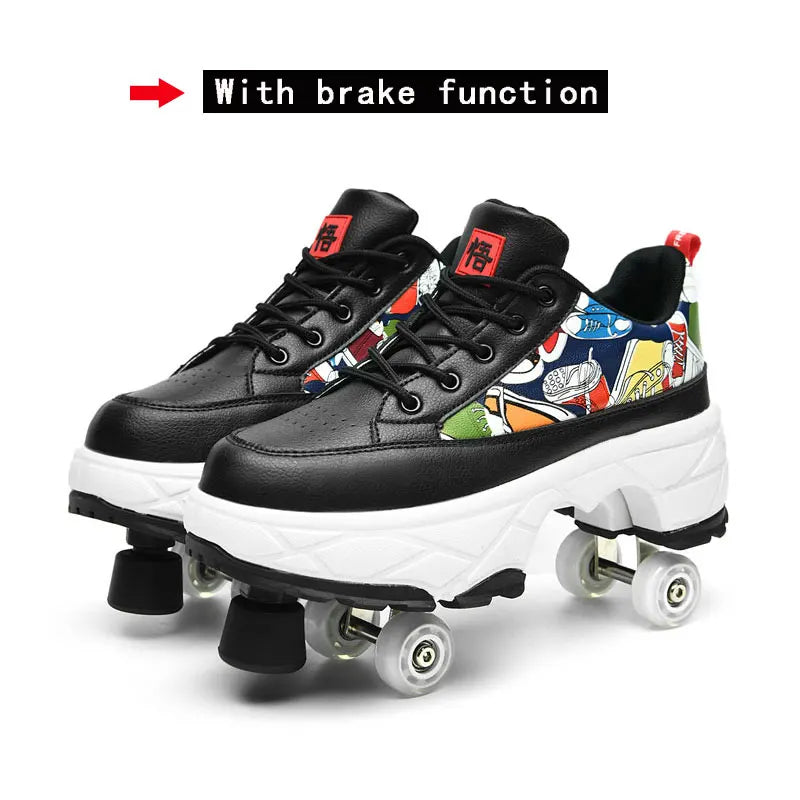 Cartoon Roller Sneakers (Heelys)