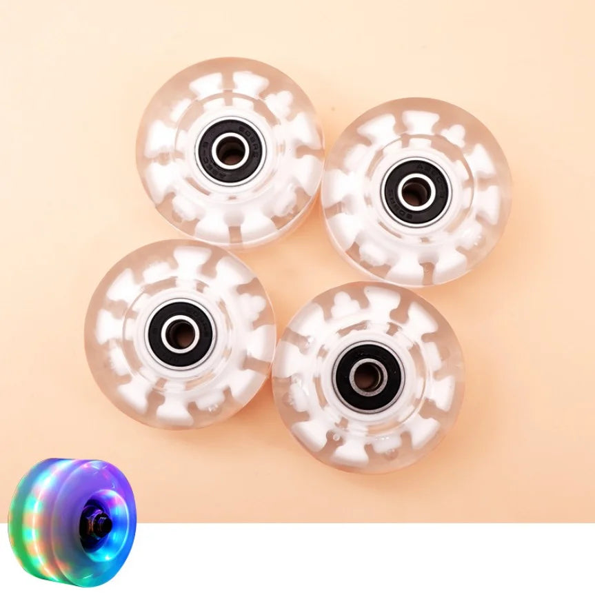 82A PU 58mmx32mm Luminous Outdoor Quad Wheels