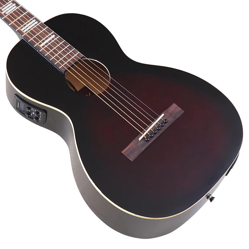38" 6 String Acoustic Electric Guitar - Matte Finish on Basswood