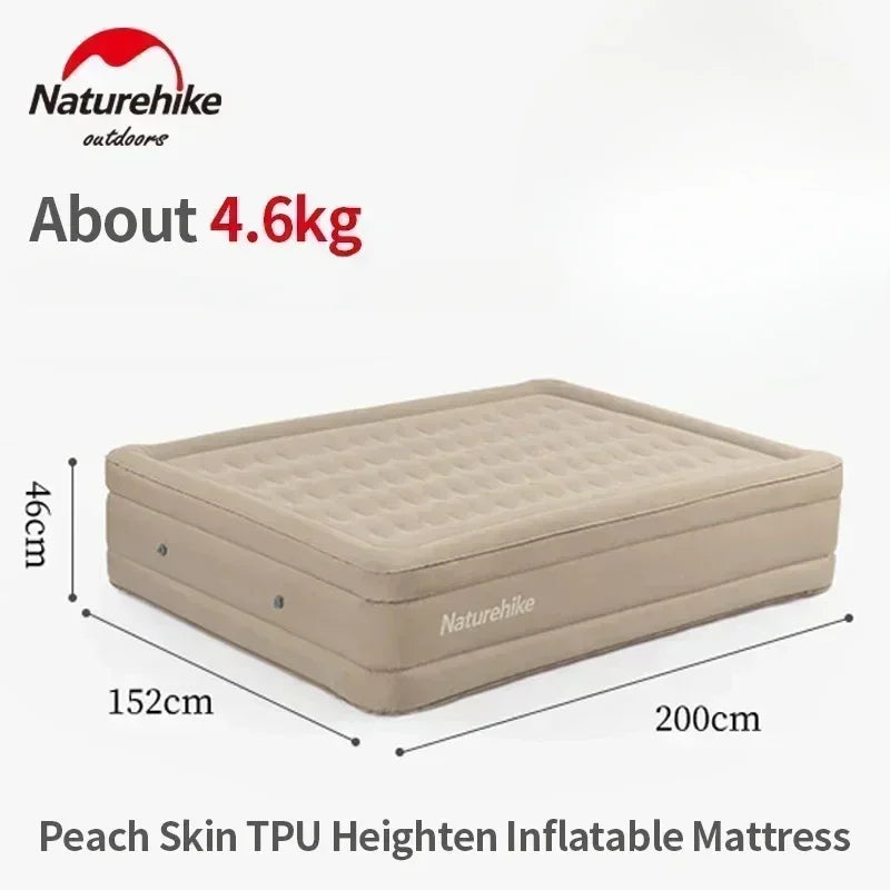 Naturehike Outdoor Camping 45cm Thick TPU Inflatable 2Persons Sleeping Mattress