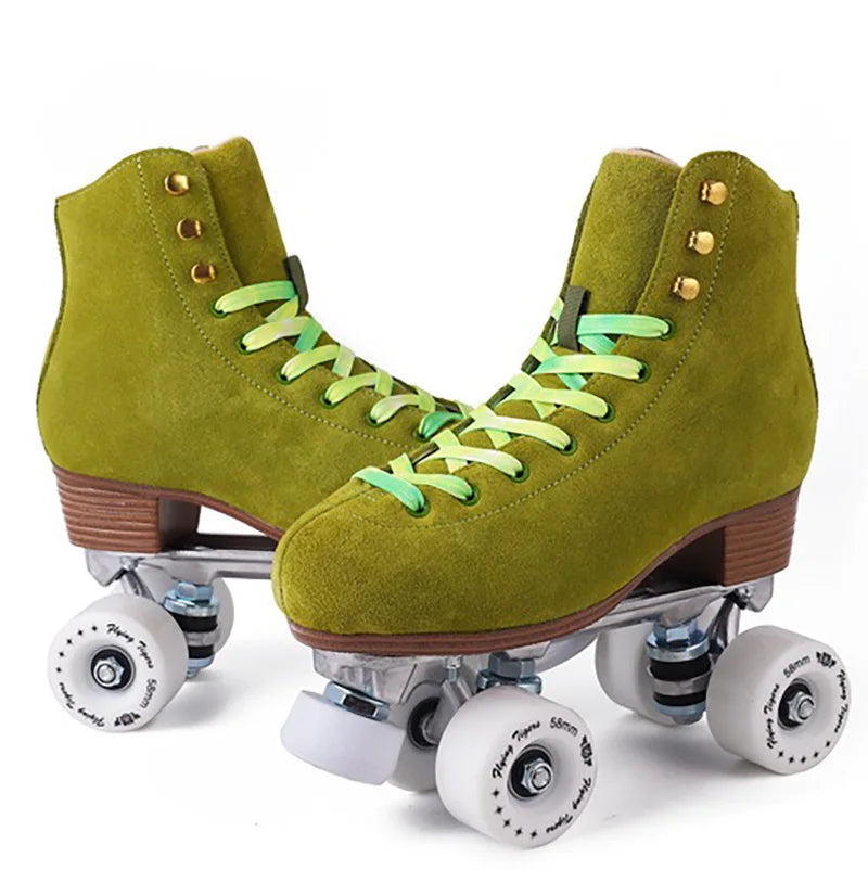 Men's Retro Suede Quad Roller Skate - Indoor/Outdoor