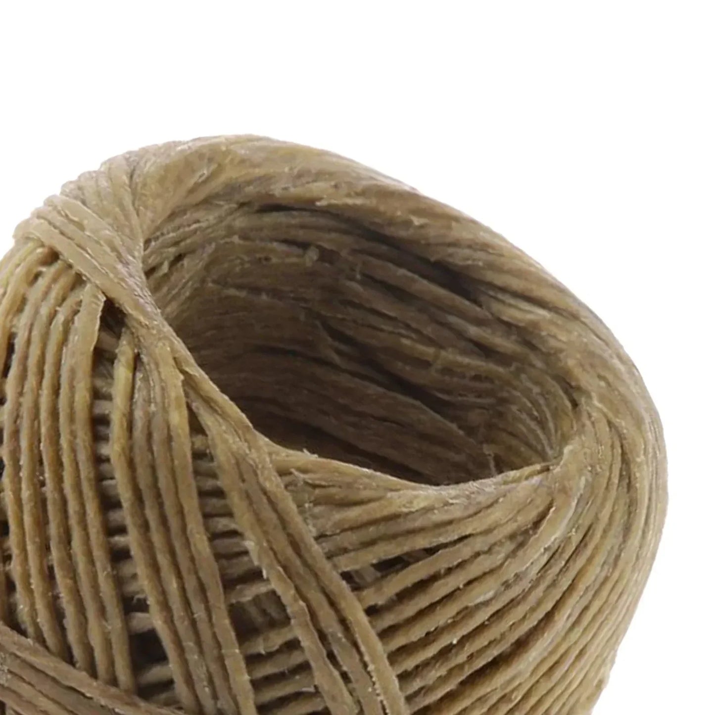 10m Natural Organic Beeswax Coated Hemp Wicks - 1 Roll