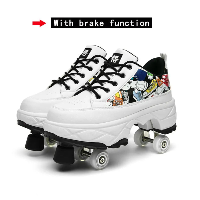 Cartoon Roller Sneakers (Heelys)