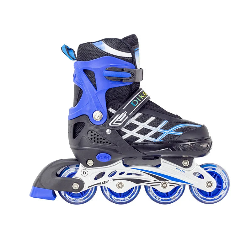 Adjustable Inline Roller Skate Shoes Professional Outdoor Racing Speed Skating 4 Wheels Shoes Flashing Sliding Sneaker Gifts
