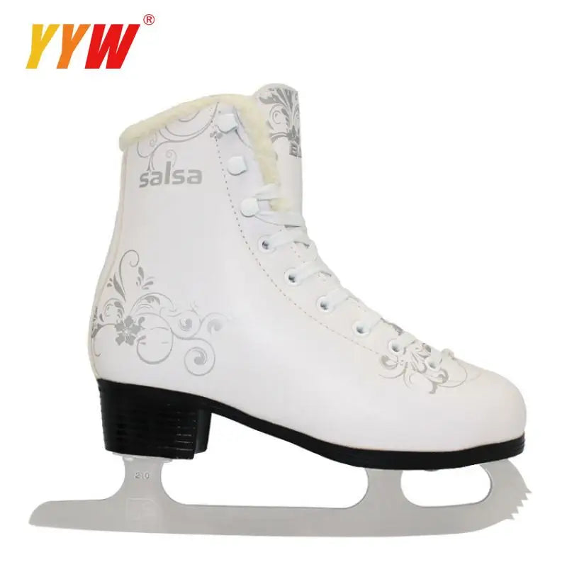 Leather Professional Ice Skate Shoes
