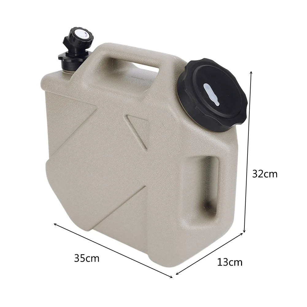 3.2 Gallon/12L Camping Water Container with Spigot BPA Free Car Water Carrier Tank Large Capacity Truly No Leakage Multifunction