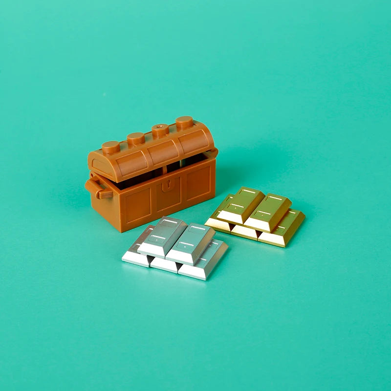 Miniature recreational block toy pieces