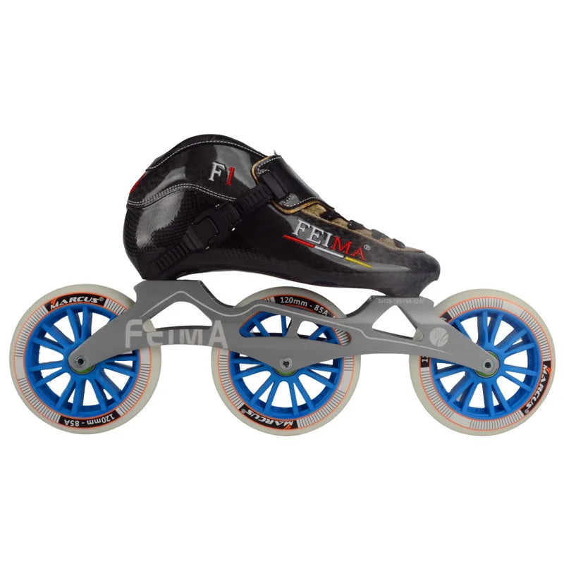 FEIMA 120mm 3 Big Wheel Outdoor Inline Speed Skates