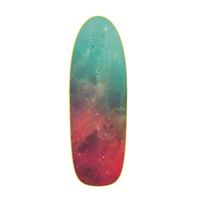 30 Inch 7-Tier Maple Board Cruiser Surf Skate Deck 76X26CM