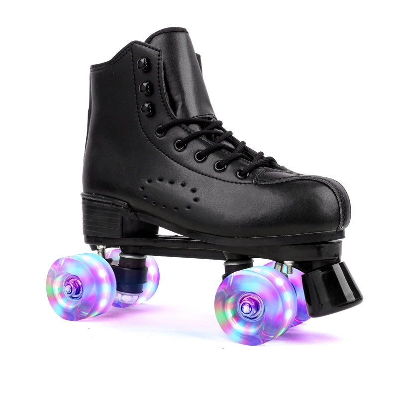 Unisex Indoor/Outdoor Retro Quad Roller Skates
