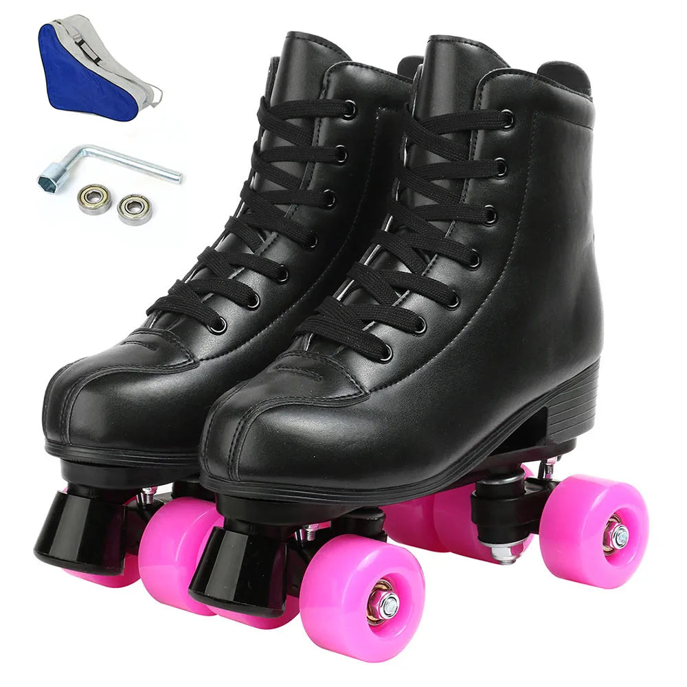 Indoor/Outdoor Classic Quad Roller Skates