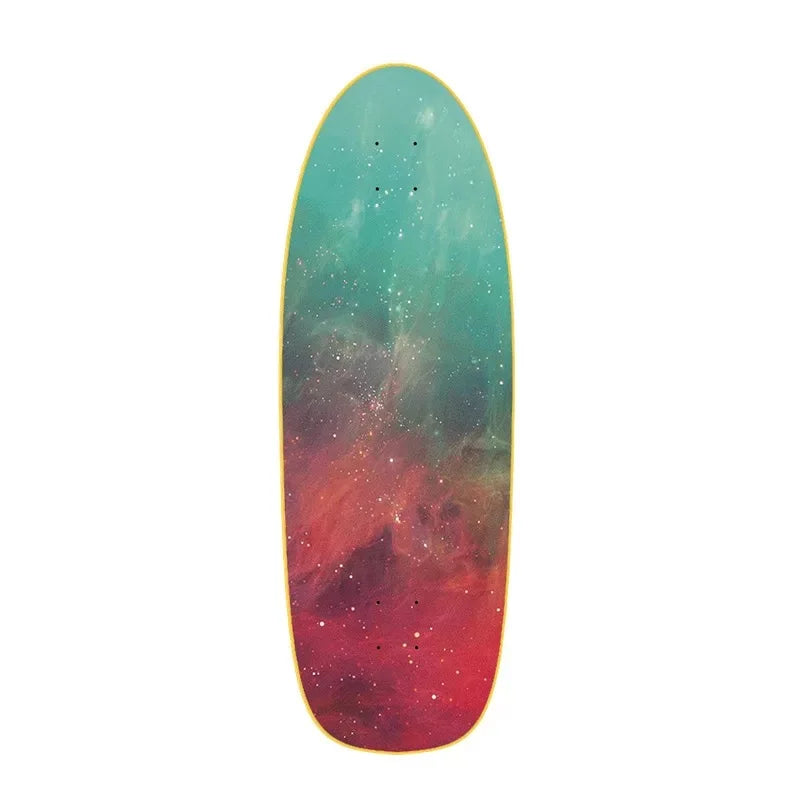 30 Inch 7-Tier Maple Board Cruiser Surf Skate Deck 76X26CM