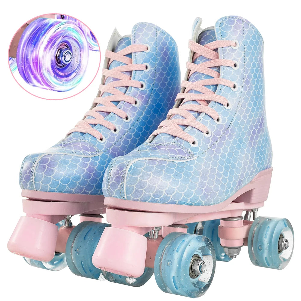 Beginner Stylish Dance Quad Roller Skates