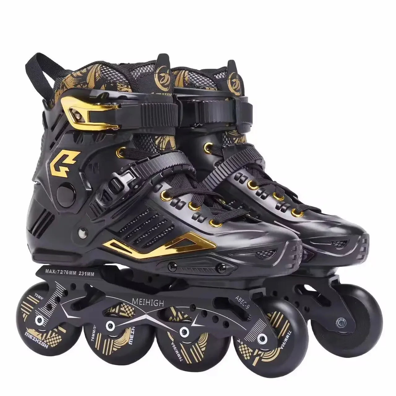 Professional 3 wheels Inline Speed Roller Skates