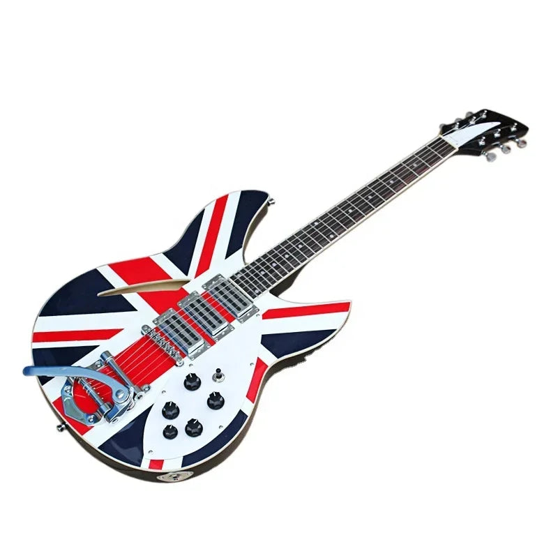 Flyoung Semi Hollow Maple Body 6 Strings Electric Guitar