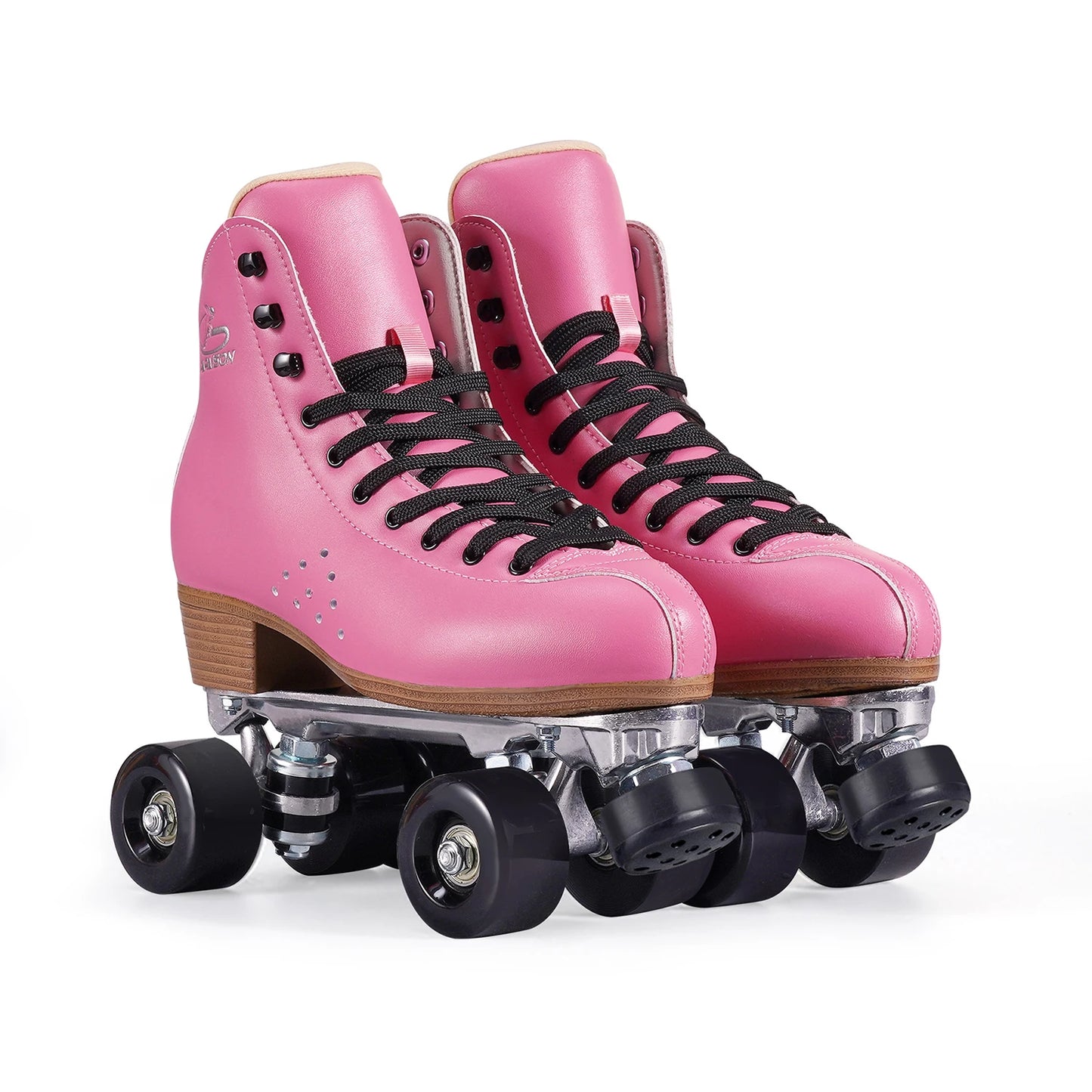 Unisex High Quality Leather Quad Roller Skates - Indoor/Outdoor