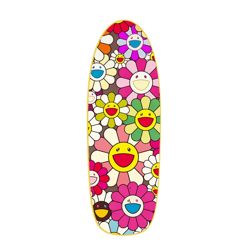 30 Inch 7-Tier Maple Board Cruiser Surf Skate Deck 76X26CM
