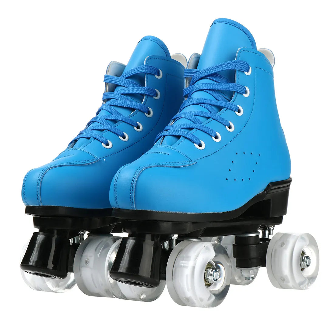 Beginner Quad Skates with Microfiber Leather Shoes
