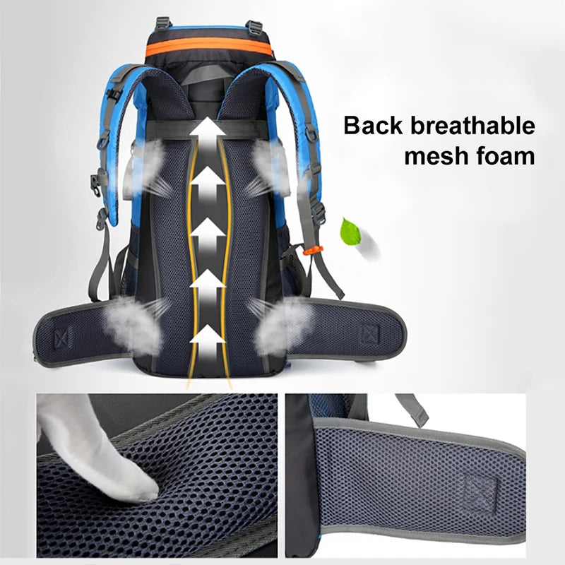 70L Camping Rucksack Backpack