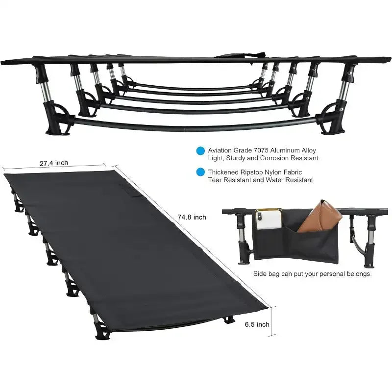 Ultralight Folding Tent Camping Cot Bed