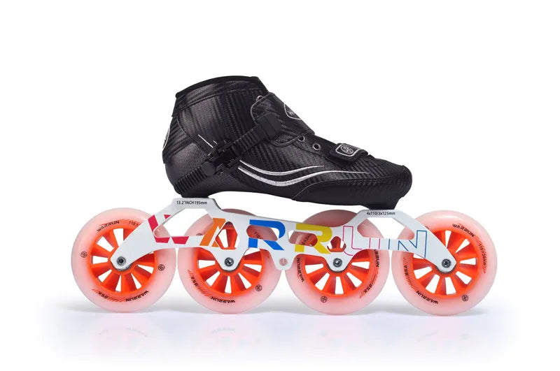 Outdoor Speed Racing Long Street Trace Asphalt Road Inline Speed Skates Shoes Carbon Fiber Adults Kids Sport Roller Patines EU48