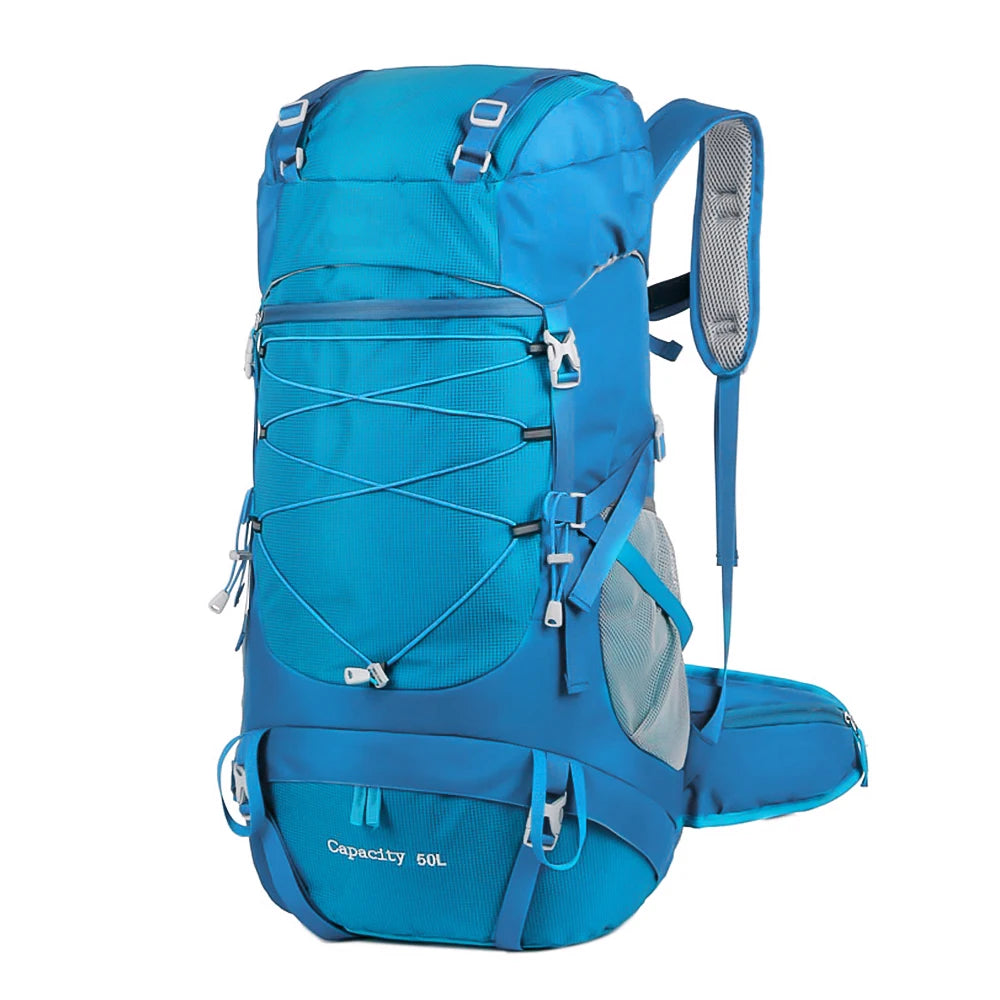 WESTTUNE 50L Multifunctional Hiking Backpack with Rain Cover