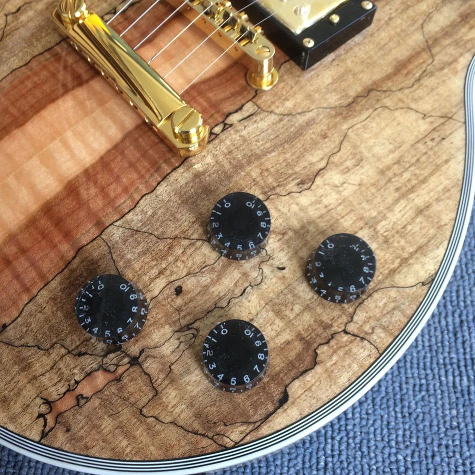 Customized Real abalone mother inlay Electric Guitar