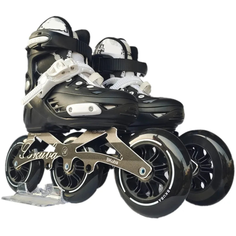 Professional Slalom Inline Rollerblades, 125MM Wheels