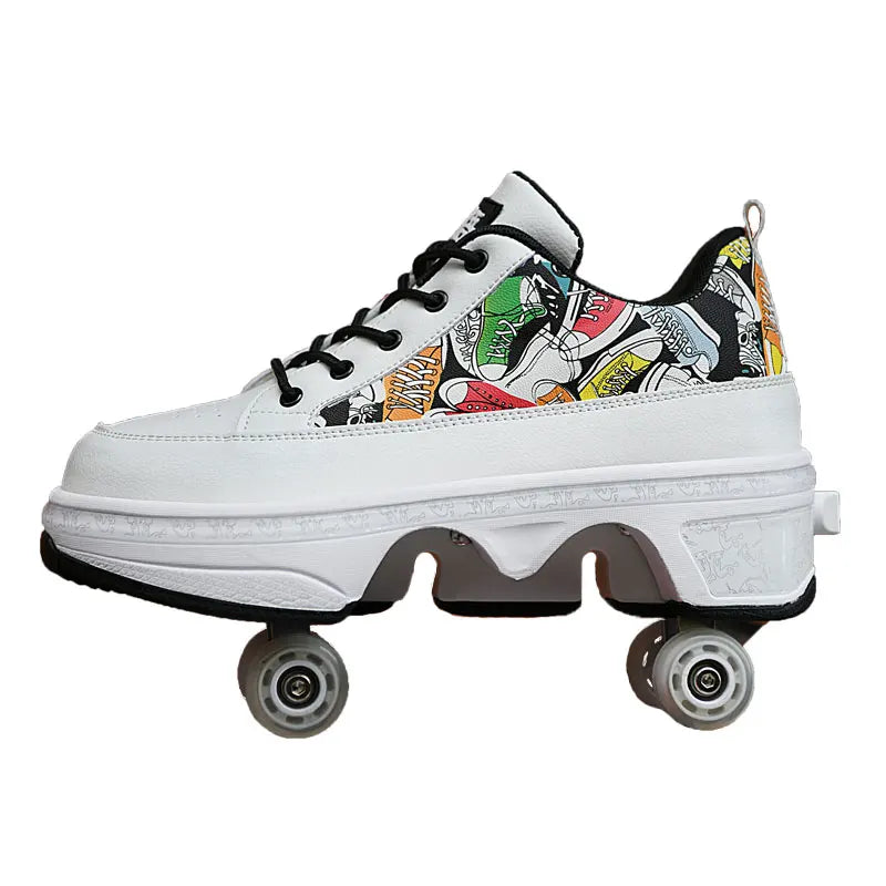 Cartoon Roller Sneakers (Heelys)