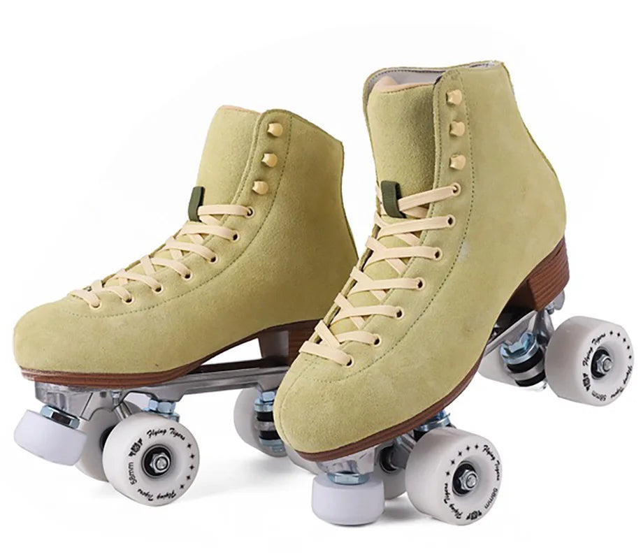 Men's Retro Suede Quad Roller Skate - Indoor/Outdoor