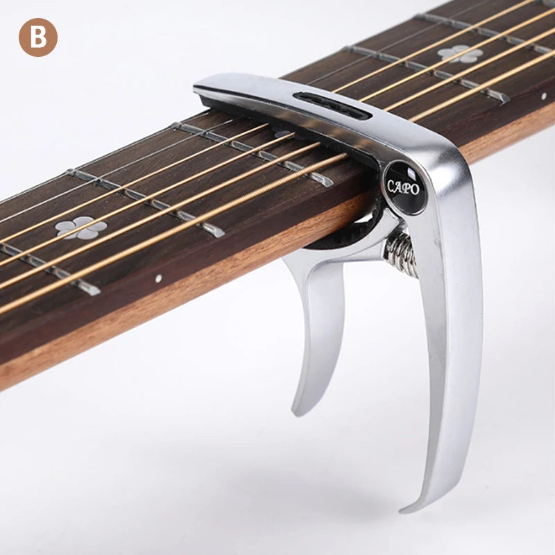 Metal Guitar Capo for Acoustic/Electric/Classic Trigger Change Tune Key Clamp