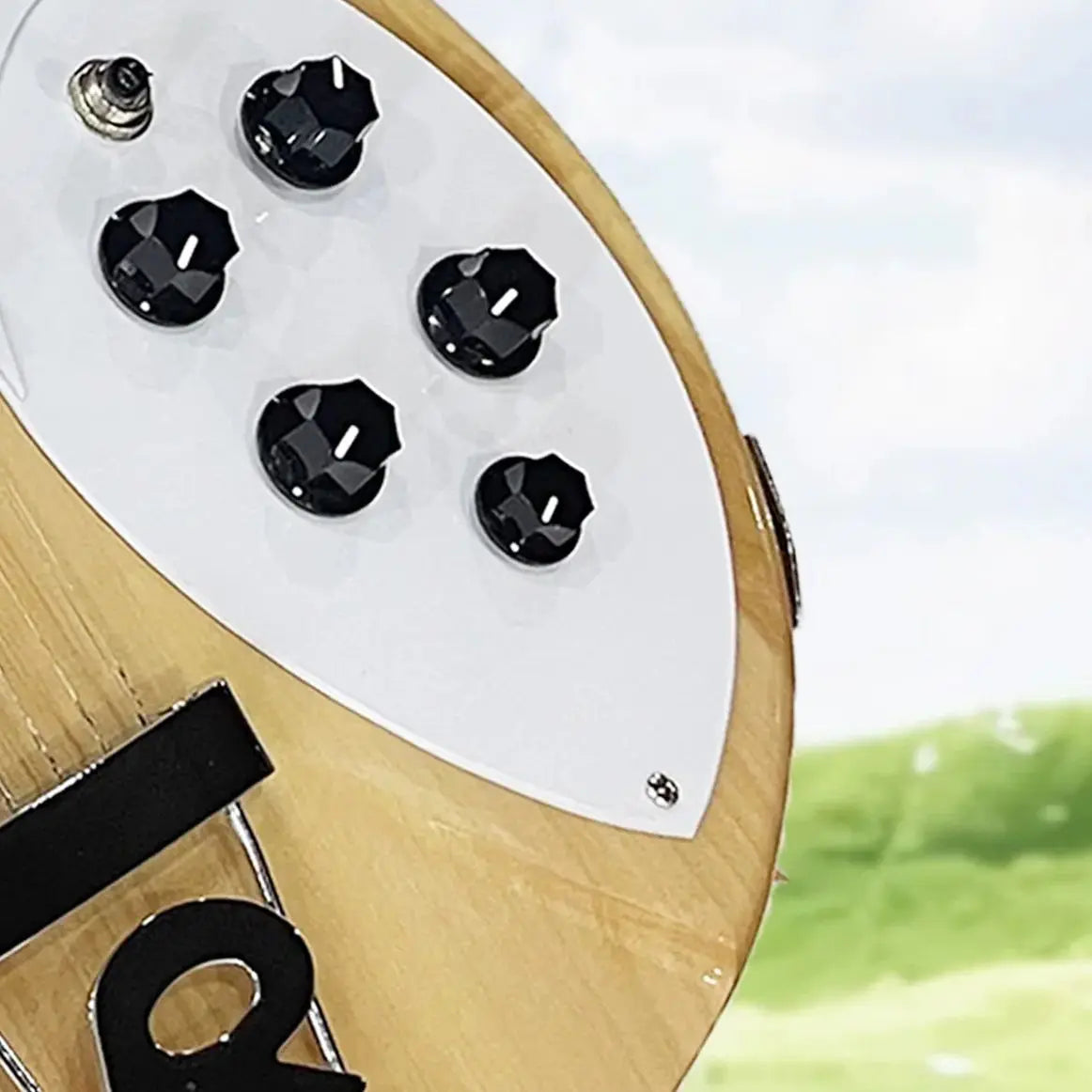 Ric 1988 Natural Semi Hollow Electric Guitar 12 Strings Lacquer Gloss Fingerboard,3 Pickups Triangle Inlay OEM