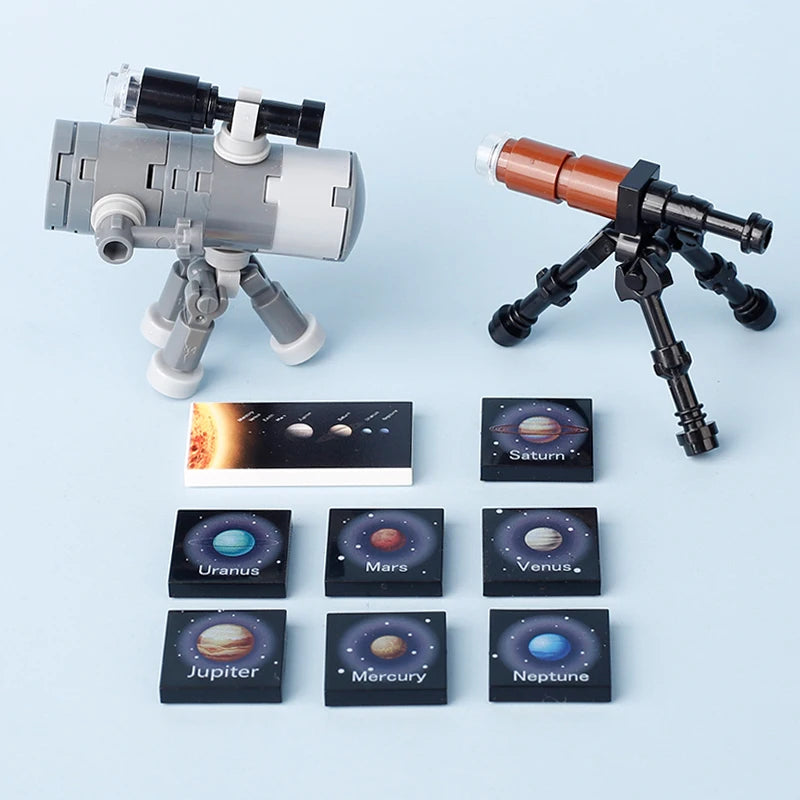 Miniature recreational block toy pieces